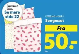 Lidl Livarno Home Sengesæt tilbud