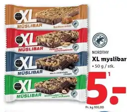 Lidl Nordthy XL myslibar tilbud