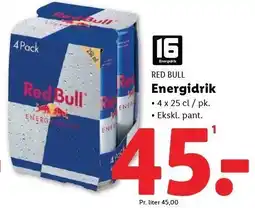 Lidl Red Bull Energidrik tilbud