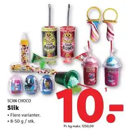 Lidl Scan Choco Slik tilbud