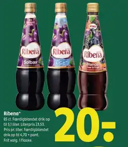 Coop 365 Ribena* tilbud