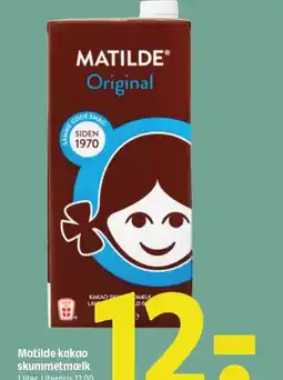 Coop 365 Matilde kakao skummetmælk tilbud