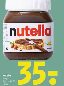 Coop 365 Nutella tilbud