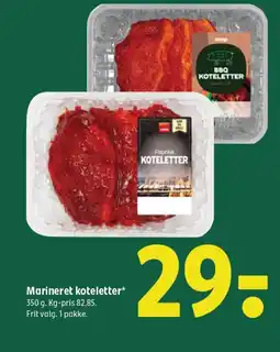 Coop 365 Marineret koteletter* tilbud