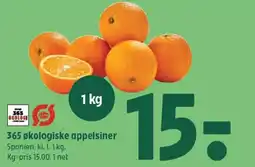 Coop 365 365 økologiske appelsiner tilbud