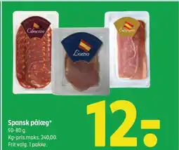 Coop 365 Spansk pålæg tilbud