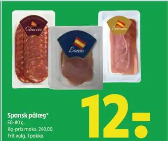 Coop 365 Spansk pålæg tilbud