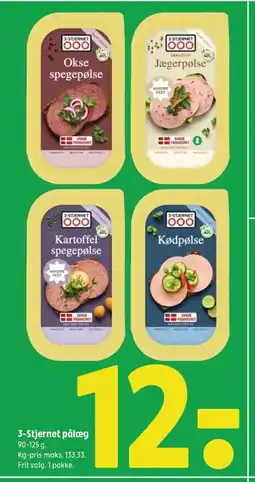 Coop 365 3-Stjernet pålæg tilbud
