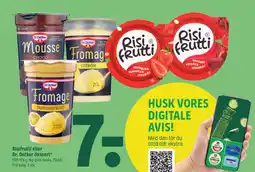 Coop 365 Risifrutti eller Dr. Oetker dessert* tilbud