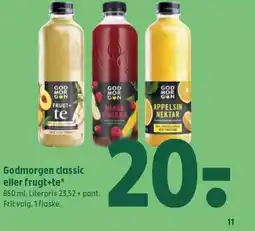 Coop 365 Godmorgen classic eller frugt+te* tilbud