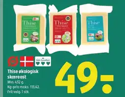 Coop 365 Thise økologisk skæreost tilbud