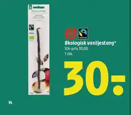 Coop 365 Økologisk vaniljestang tilbud