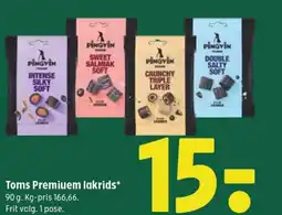 Coop 365 Toms Premiuem lakrids tilbud