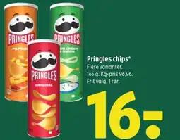 Coop 365 Pringles chips* tilbud