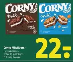 Coop 365 Corny Müslibars* tilbud