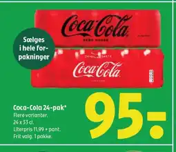 Coop 365 Coca-Cola 24-pak* tilbud