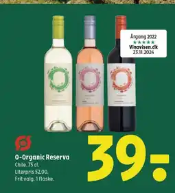 Coop 365 0-Organic Reserva tilbud