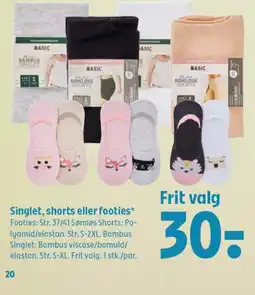 Coop 365 Singlet, shorts eller footies tilbud