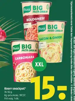 Coop 365 Knorr snackpot* tilbud