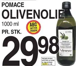 ABC Lavpris POMACE OLIVENOLIE tilbud