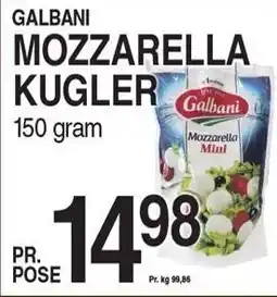 ABC Lavpris GALBANI MOZZARELLA KUGLER tilbud