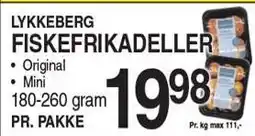 ABC Lavpris LYKKEBERG FISKEFRIKADELLER tilbud