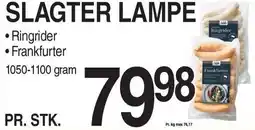 ABC Lavpris SLAGTER LAMPE tilbud