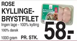 ABC Lavpris ROSE KYLLINGEBRYSTFILET tilbud