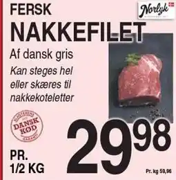 ABC Lavpris FERSK NAKKEFILET tilbud
