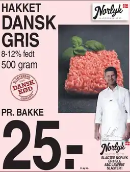 ABC Lavpris HAKKET DANSK GRIS tilbud