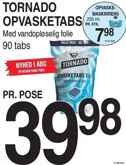 ABC Lavpris TORNADO OPVASKETABS tilbud