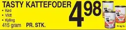 ABC Lavpris TASTY KATTEFODER 415 GRAM tilbud