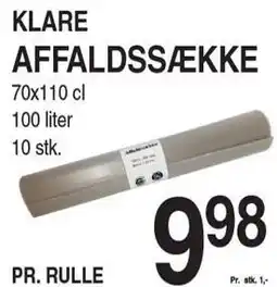 ABC Lavpris KLARE AFFALDSSÆKKE tilbud