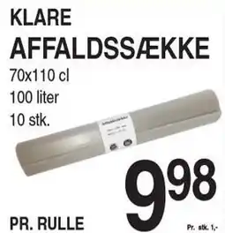 ABC Lavpris KLARE AFFALDSSÆKKE tilbud