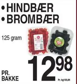 ABC Lavpris HINDBÆR ELLER BROMBÆR tilbud