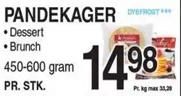 ABC Lavpris PANDEKAGER tilbud