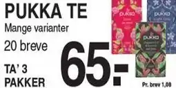 ABC Lavpris PUKKA TE - TA' 3 PAKKER tilbud