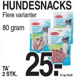 ABC Lavpris HUNDESNACKS - TA' 2 STK tilbud