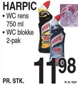 ABC Lavpris HARPIC WC rens eller WC blokke tilbud