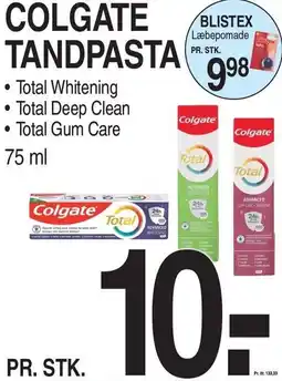 ABC Lavpris COLGATE TANDPASTA tilbud