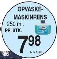 ABC Lavpris OPVASKEMASKINRENS tilbud