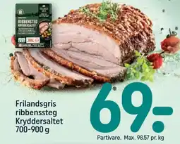 REMA 1000 Frilandsgris ribbenssteg kryddersaltet tilbud