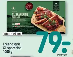 REMA 1000 Frilandsgris xl spareribs tilbud