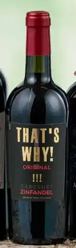 REMA 1000 That's why, cabernet sauvignon-zinfandel italien tilbud