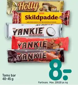 REMA 1000 TOMS Bar tilbud