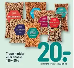 REMA 1000 Trope nødder eller snacks tilbud