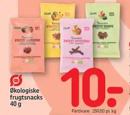 REMA 1000 Økologiske frugtsnacks tilbud
