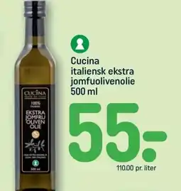 REMA 1000 CUCINA Italiensk ekstra jomfuolivenolie tilbud