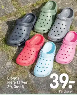 REMA 1000 Cloggs flere farver str. 36-45 tilbud