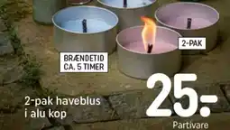 REMA 1000 2-pak haveblus i alu kop tilbud